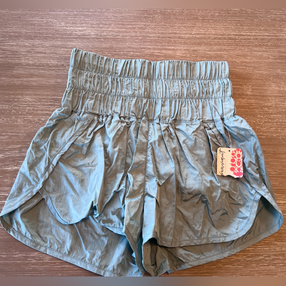 Free People Movement The Way Home Blue Sea Shorts